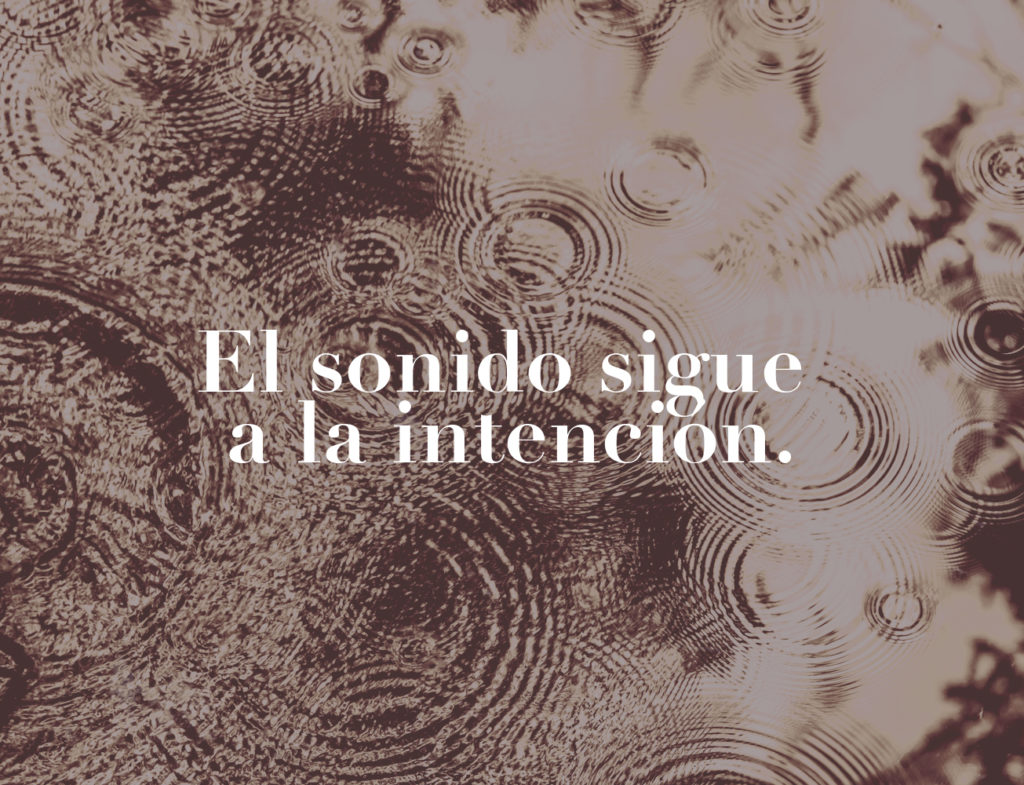 El sonido sigue a la intencion